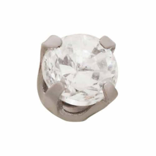 Inverness pendiente acero inoxidable (54c solitario natural 3 mm)