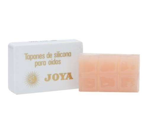 Tapones oidos silicona - joya (6 tapones)