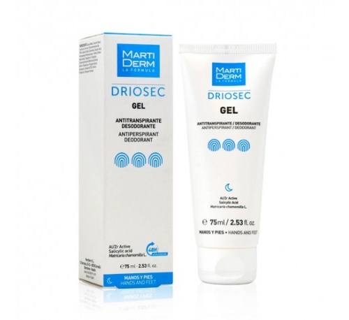 Martiderm driosec gel manos y pies (75 ml)