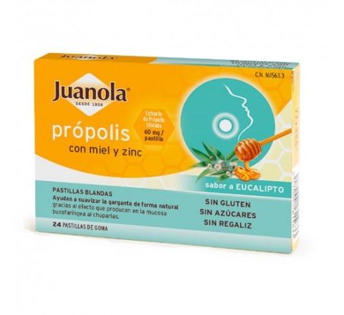 Juanola propolis pastillas eucaliptp (24 pastillas)