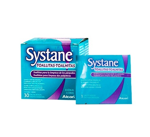 Systane toallitas humedas esteriles (30 toallitas)