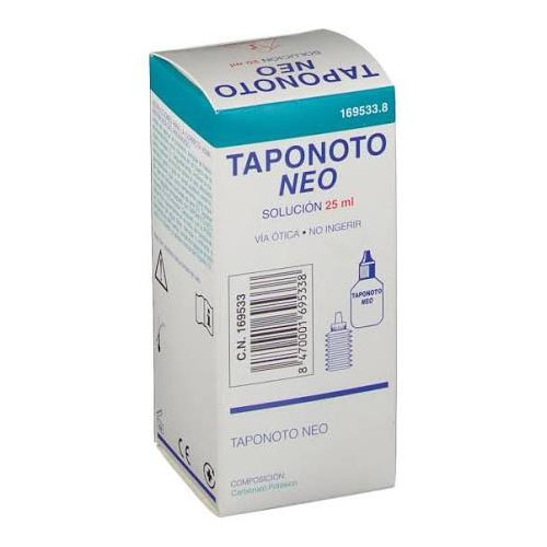 Taponoto neo solucion limpieza oidos (25 ml)