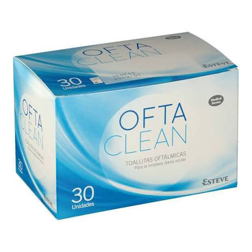Oftaclean toallitas de un solo uso (30 toallitas)