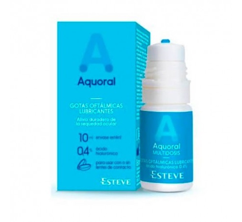 Aquoral gotas humectantes c/ a hialuronico 0.4% (Multidosis 10 ml)