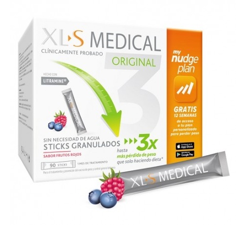 Xls medical original captagrasas nudge (90 sticks)
