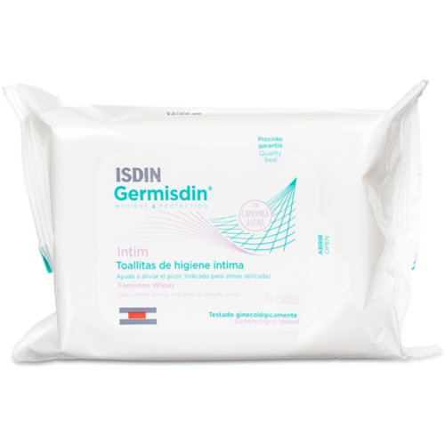 Isdin germisdin intim toallitas de higiene intima  20 toallitas - toallitas de higiene intima