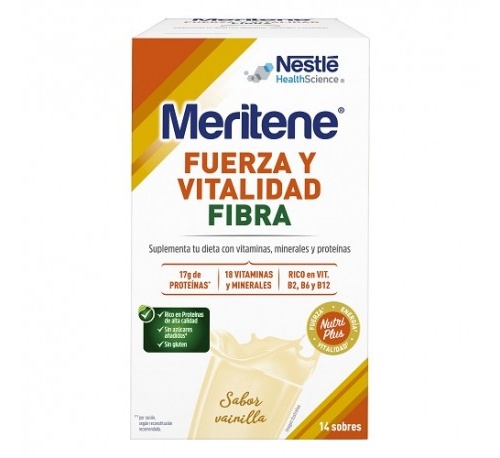 Meritene fibra (35 g 14 sobres vainilla)