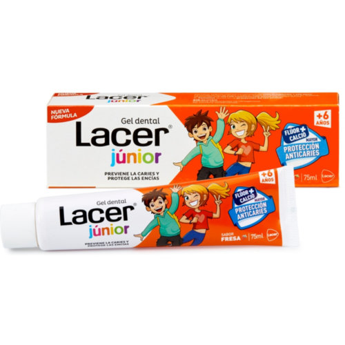 Lacer junior gel dental (75 ml fresa)