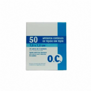 Oc compresa esteril tejido sin tejer (7.5cm x 7.5 cm 50 u)