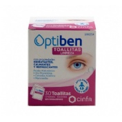 Optiben toallita con locion limpiadora higiene (30 toallitas)