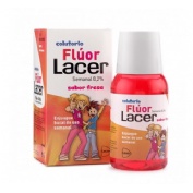 Lacer colutorio fluor semanal 0,2 % (Fresa 100 ml)