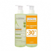 A-derma exomega control gel champu 2 en1 pack