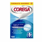 Corega oxigeno bio-activo - limpieza protesis dental (108 tabletas)