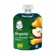 Gerber organic pera manzana platano (1 pouch 90 g)
