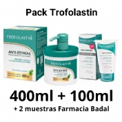 Trofolastin Antiestrías 400 ml + Regalo 1 envase 100 ml  + 2 Muestras parafarmacia Badal