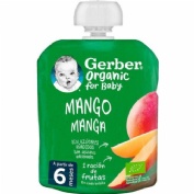 Gerber organic mango (1 pouch 90 g)