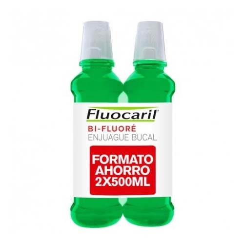 Fluocaril bi-fluore colutorio con fluor (Pack 500 ml 2u)