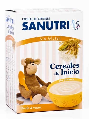 Sanutri papilla cereales sin gluten (2 envases 300 g)