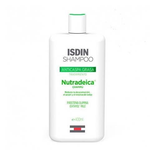 Isdin shampoo anticaspa grasa nutradeica (1 envase 400 ml)