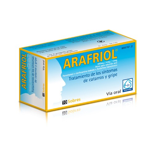 ARAFRIOL POLVO PARA SOLUCION ORAL, 10 sobres