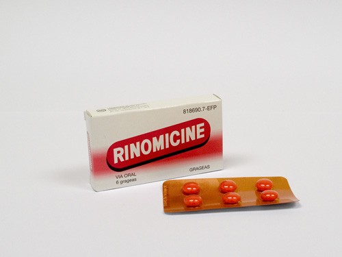RINOMICINE COMPRIMIDOS RECUBIERTOS , 6 grageas