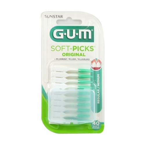 Soft picks filamentos de goma (Regular 40 u)