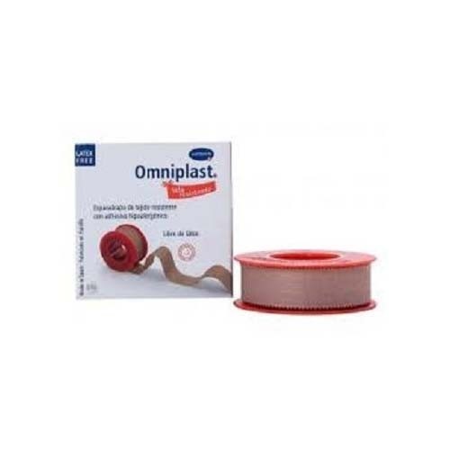 Esparadrapo hipoalergico (Tejido resistente 5 m x 1,25 cm)
