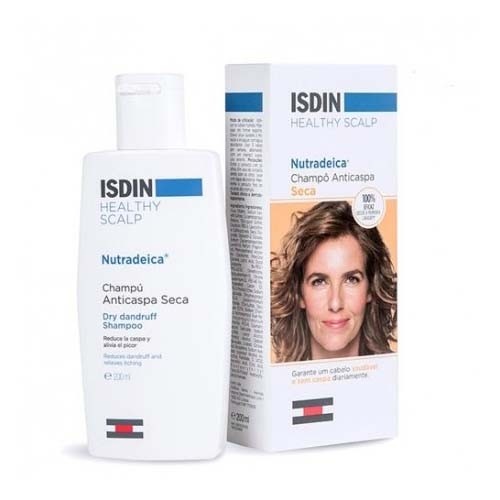 Isdin shampoo anticaspa nutradeica seca (1 envase 200 ml)
