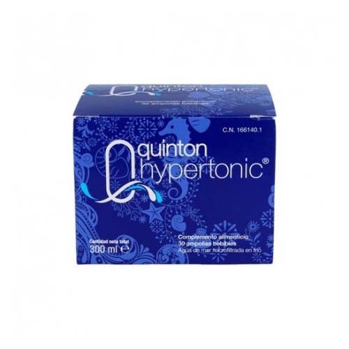 Quinton hipertonic amp bebibles (30 ampollas)