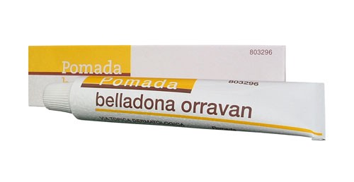 POMADA BELLADONA ORRAVAN POMADA, 1 tubo de 25 g