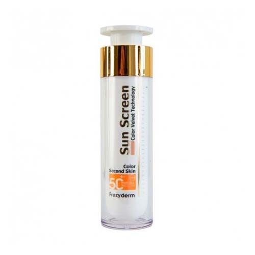 Sun screen velvet face spf50+ color - frezyderm (1 envase 50 ml)