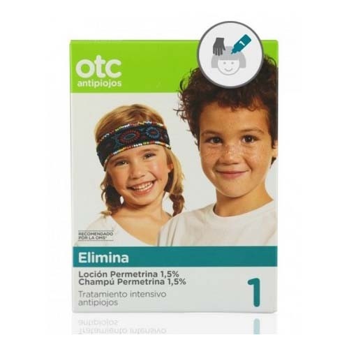 Otc pack tto completo antipiojos permetrina 1.5% (Locion y champu)