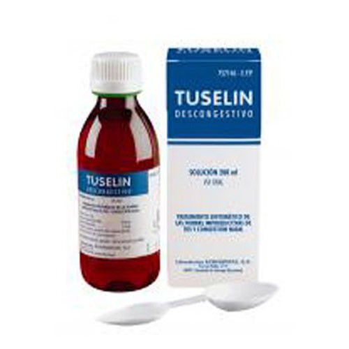 TUSELIN DESCONGESTIVO 2 mg/ml + 1 mg/ ml JARABE , 1 frasco de 200 ml