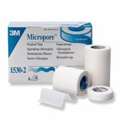 Esparadrapo hipoalergico (Papel blanco portar 7,5  m x 2,5 cm)