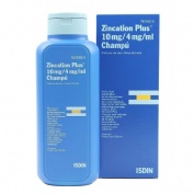 ZINCATION PLUS 10 mg/4 mg/ml CHAMPU , 1 frasco de 500 ml